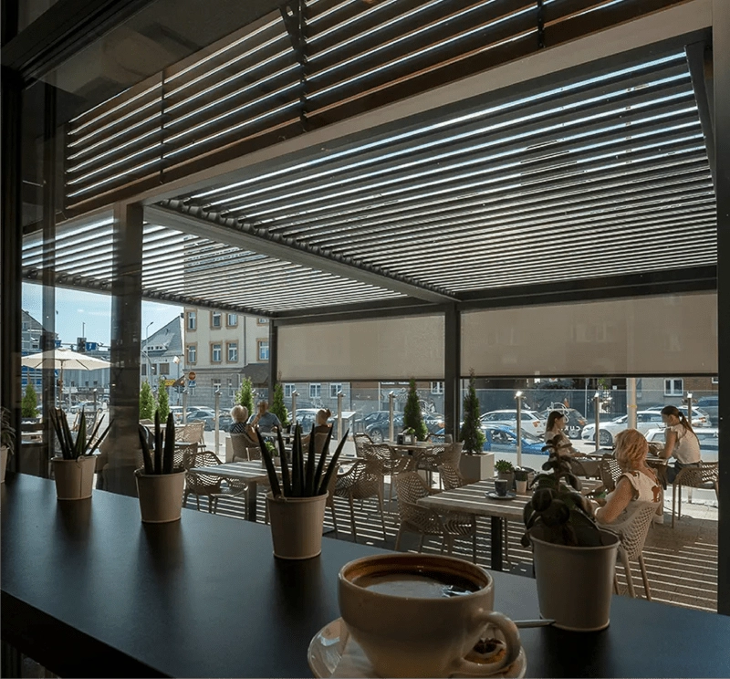Pergole tarasowe Opole – nowoczesne pergole aluminiowe do ogrodu i na taras 13 pergola tarasowa Opole