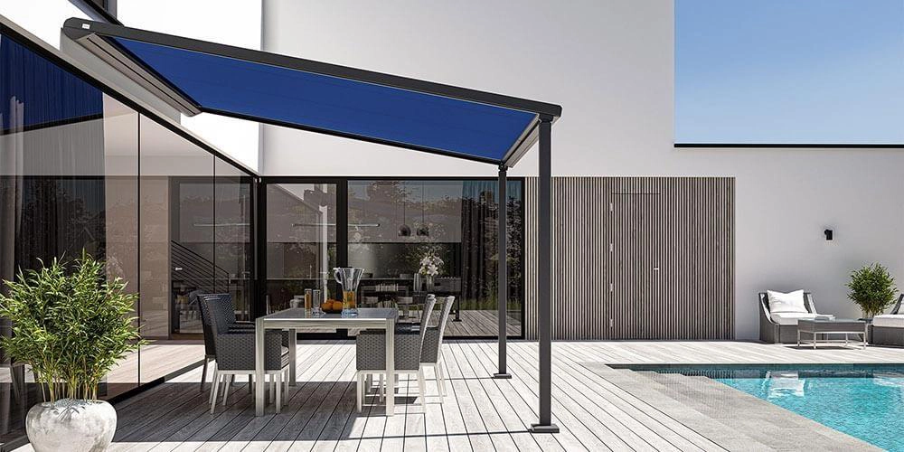 Pergole tarasowe Opole – nowoczesne pergole aluminiowe do ogrodu i na taras 4 pergola opole portofino 2