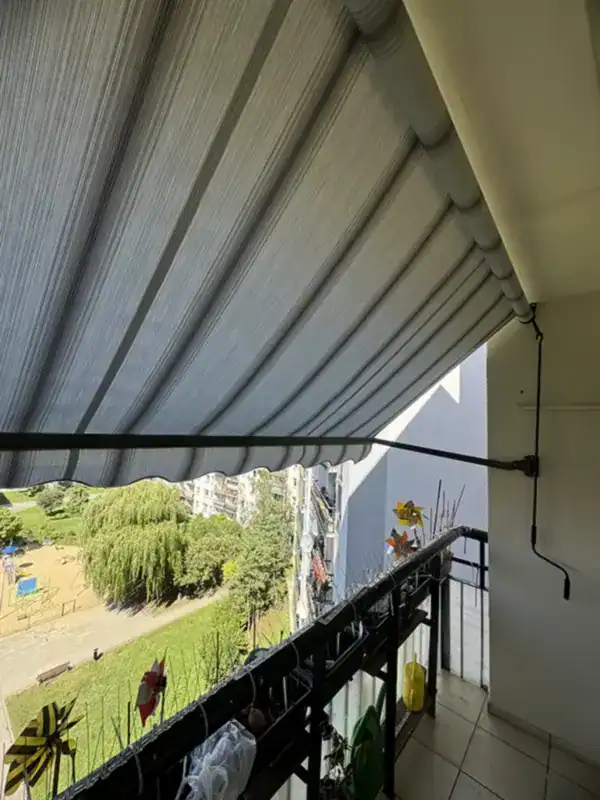 Markizy balkonowe 1 Markiza na balkon w bloku Opole