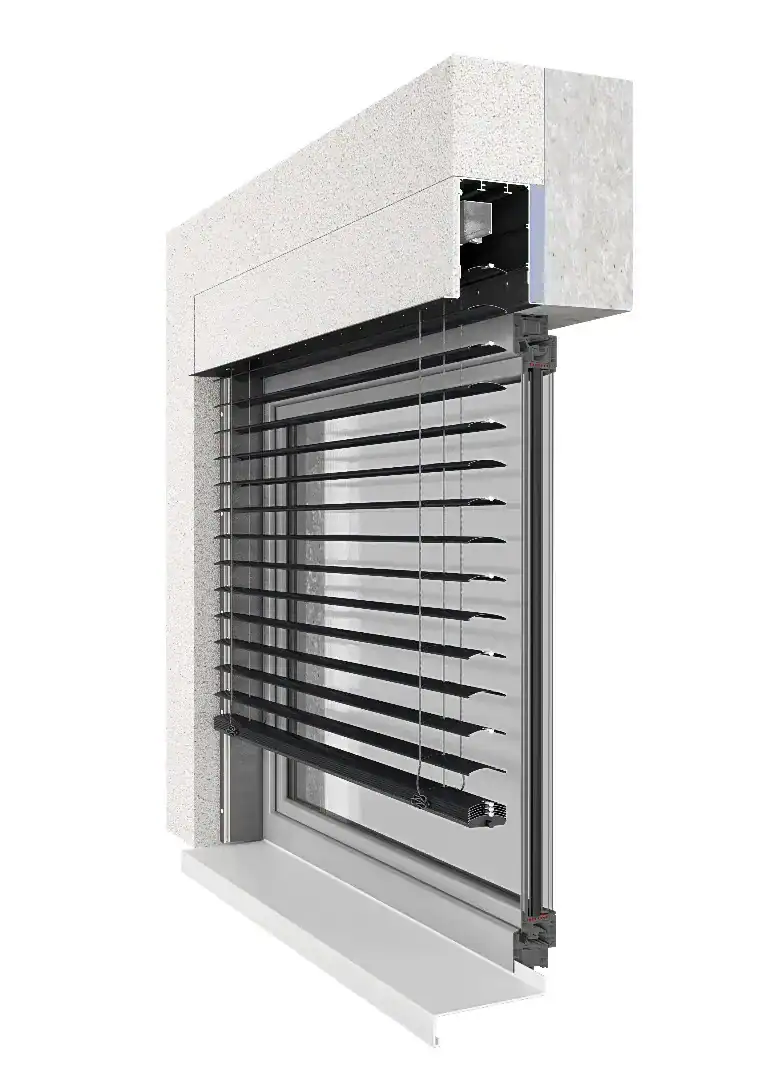 Markiza tarasowa Family Compact Typ półotwarta zaluzje fasadowe skyflow box basic 10 C80 BOX2 PT03